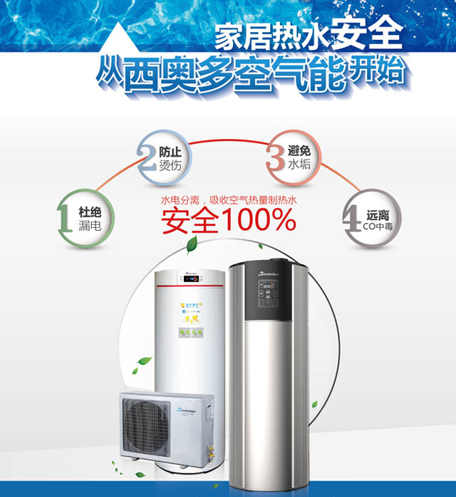 家居熱水安全，從西奧多空氣能開始
